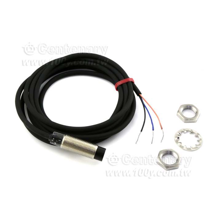 M12圓柱型近接開關 (NPN/NO/非屏蔽) - 136665 產品圖片