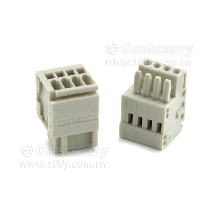 4P 母接頭 P:2.5mm  0.5mm2/150V/4A - 103195 產品圖片