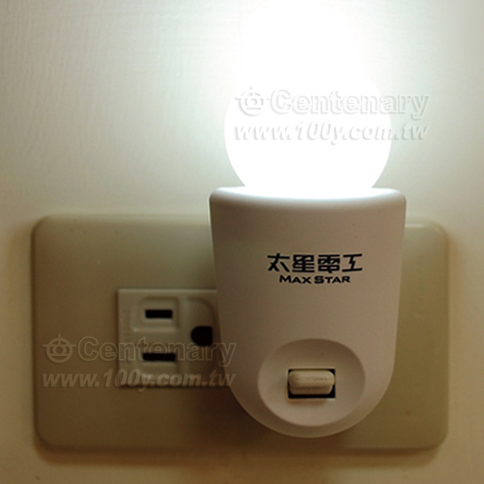 Night Owl Plug and Light High-End Lamp Holder E27 - 107194 Product Image