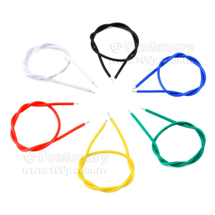 50MM 電子線連接線 黃色 22AWG - 138177 產品圖片
