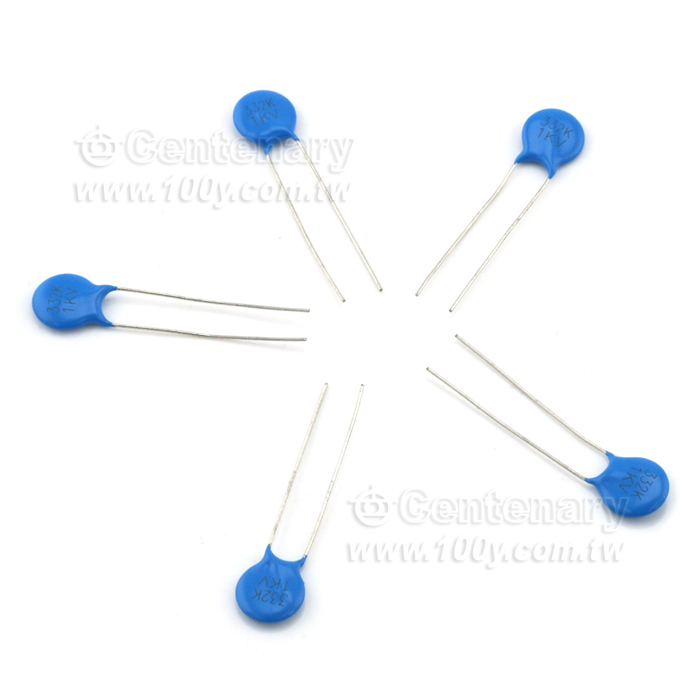 高壓陶瓷電容0.0033uF(3300pF)(3.3nF)±10% - 6391 產品圖片