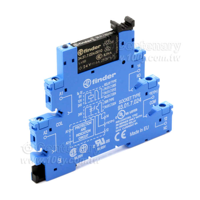 FINDER_繼電器模組 6A/24VDC - 96292 產品圖片
