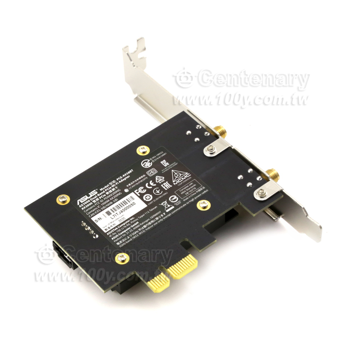 PCE-AX58BT AX3000 PCI-E 160MHz Wi-Fi 6 介面卡
 - 103342 產品圖片