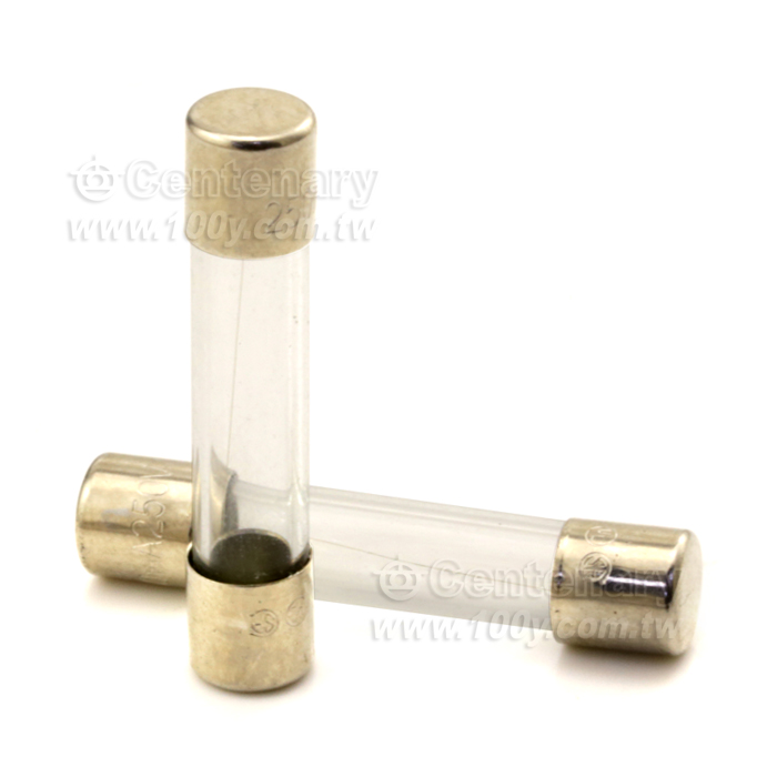 0.5A/250V 慢熔玻璃管 6.3*32mm - 37390 產品圖片
