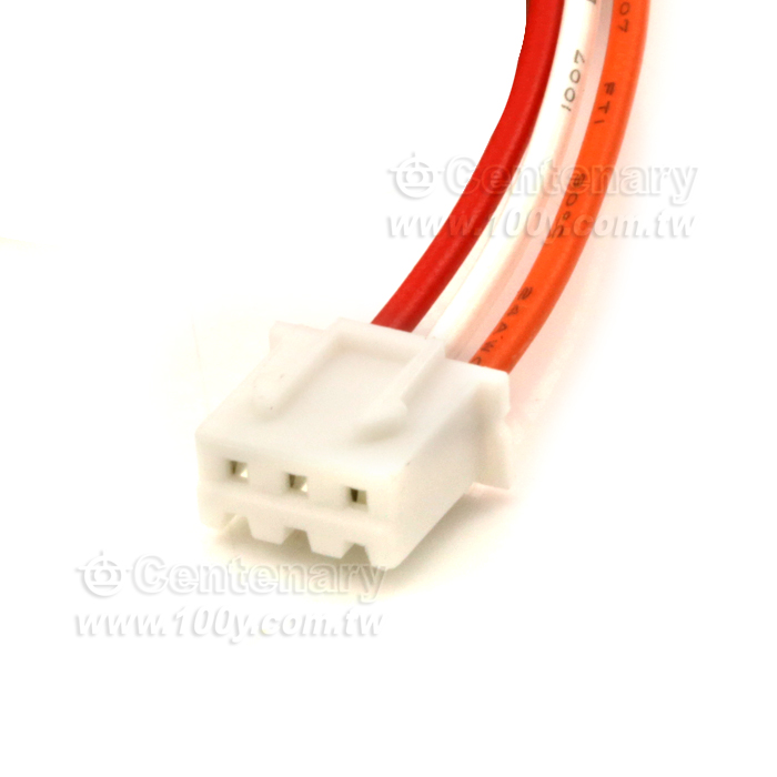 XH2.54 雙頭端子線 50cm  (橘白紅) - 74982 產品圖片