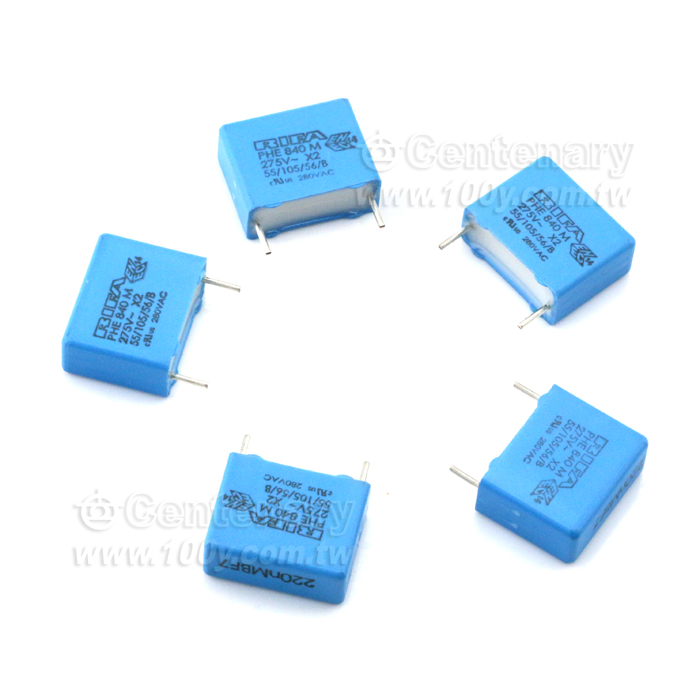 EMI suppressor, class X2 ,Metallized Polypropylene Film Cap. - 28279 Product Image