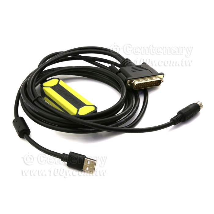 兼容三菱 USB TO RS422 Adapter for MELSEC FX & A PLC 黑色 - 137997 產品圖片