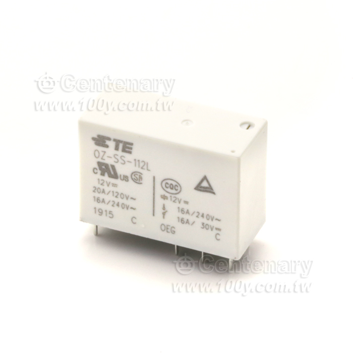 PCB繼電器 8腳 12VDC/16A - 64510 產品圖片