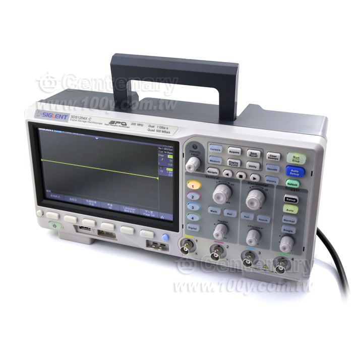 7寸屏 數字存儲示波器  200MHz, 4通道 1GS/s - 139681 產品圖片