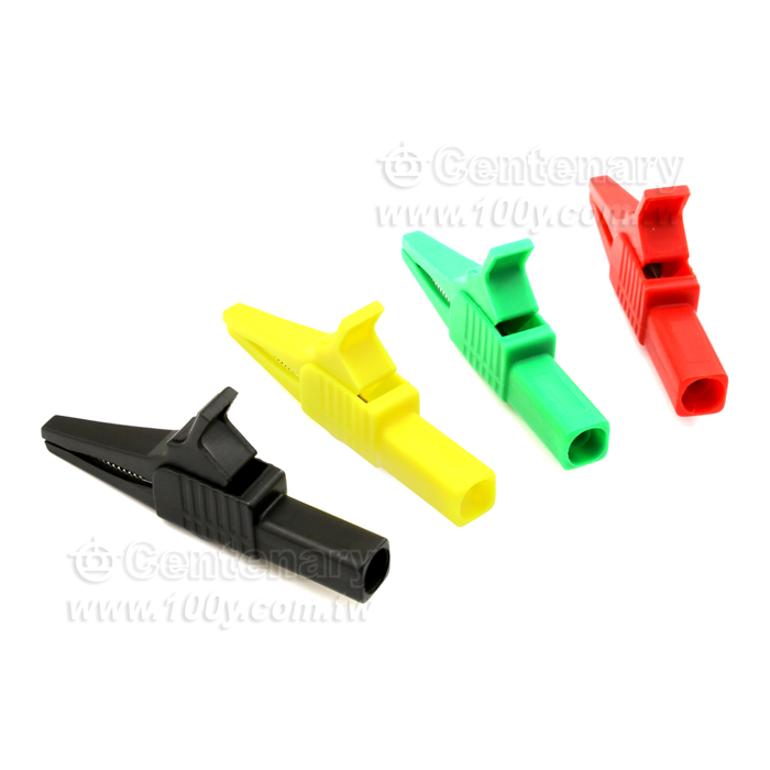 Insulated Large Safety Alligator Clip Made of Brass With 4mm Socket - 139490 Product Image