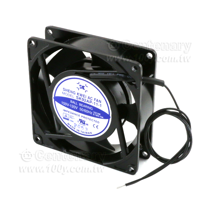 風扇 100-120V (滾珠培林出線)92*92*26.5mm - 139668 產品圖片