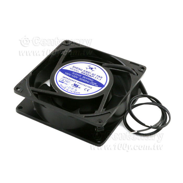 風扇 100-120V (Sleeve出線)92*92*26.5mm - 139666 產品圖片