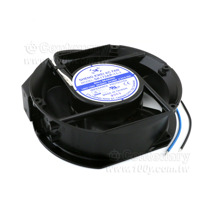 110VAC  6"  出線式滾珠風扇 172*150*51mm - 97947 產品圖片