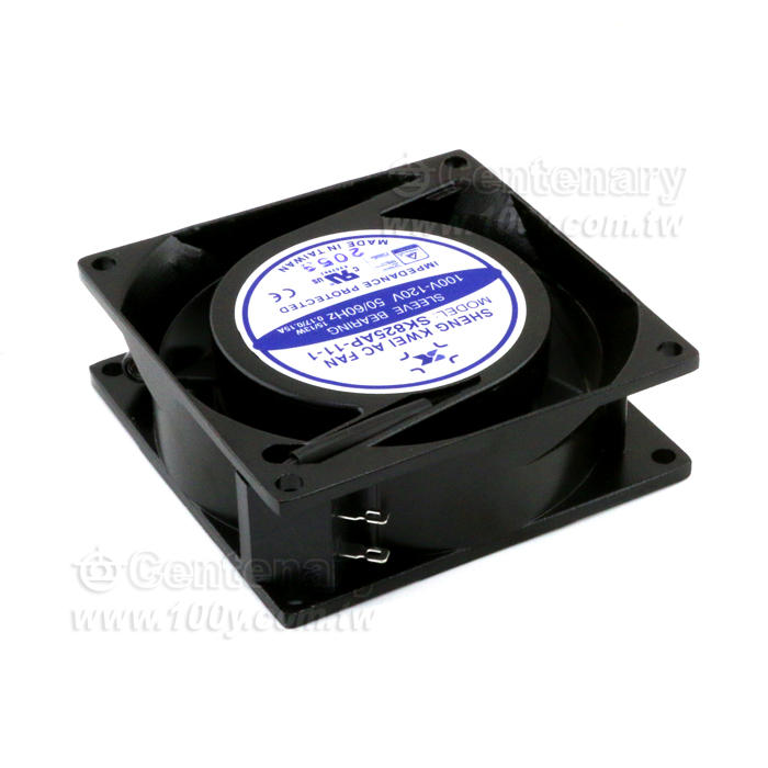 風扇 100-120V (Sleeve插PIN)0.17/0.15A 80*80*25mm - 139633 產品圖片