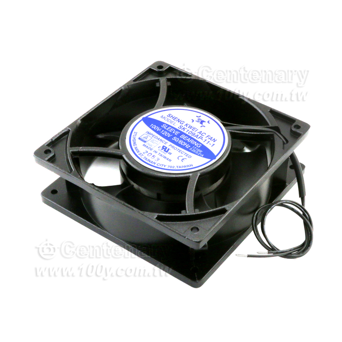 風扇 100-120V (Sleeve出線) 120*120*38mm 0.21A - 139625 產品圖片