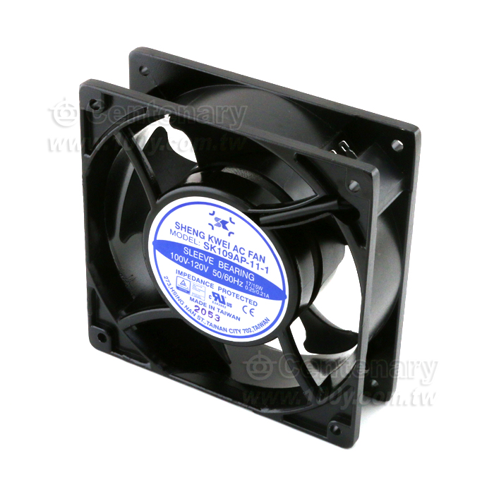 風扇 100-120V (Sleeve插PIN) 120*120*38mm 0.21A - 139626 產品圖片