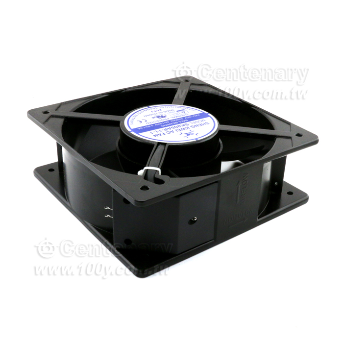 溫控式風扇 110VAC (滾珠培林插PIN) 205*205*72mm - 139578 產品圖片