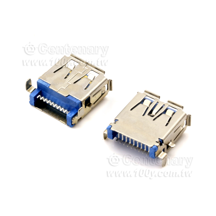 USB3.0 A型貼片式母座 - 139930 產品圖片