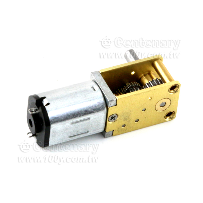 蝸輪蝸桿N20直流減速電機 12V 60轉 - 140249 產品圖片