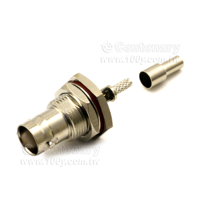 BNC母頭法蘭固定連接器 RG316 - 140234 產品圖片