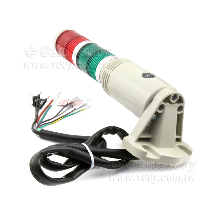 φ40 Side-Mounted Two-Layer Flashing Buzzer Warning Light - 74311 Product Image