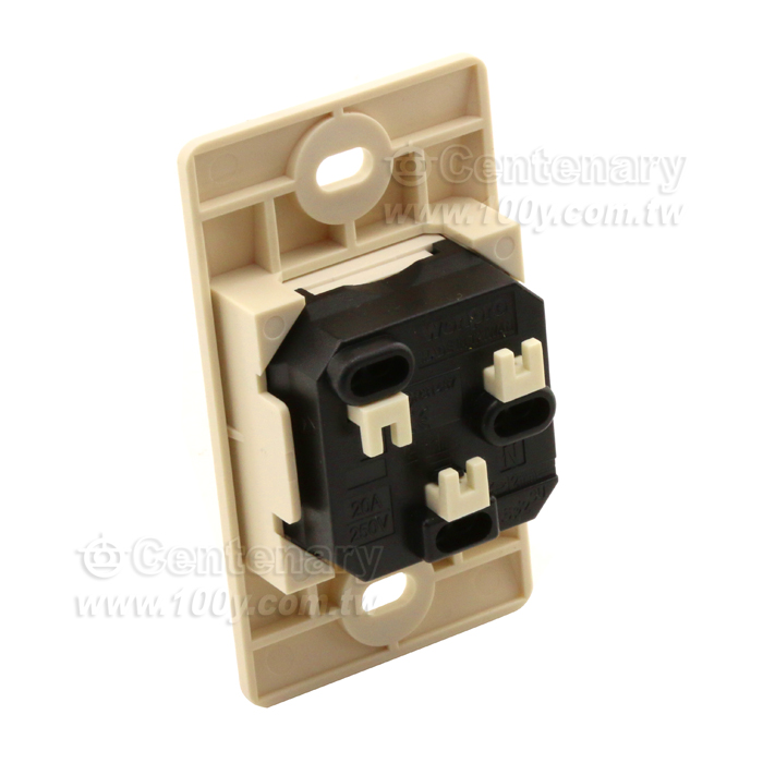 Buried type-one screw type of universal receptacle set_Longitudinal - 140618 Product Image