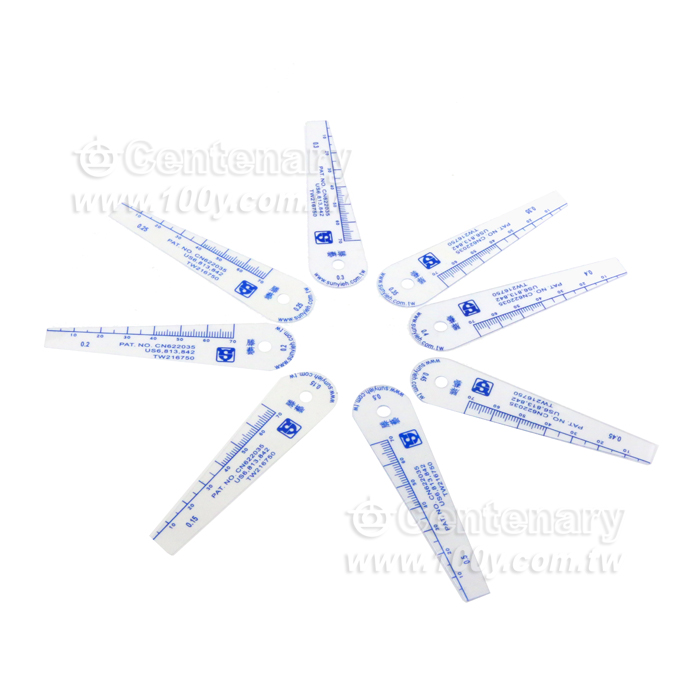 塑料厚薄規片 11件套 - 160356 產品圖片
