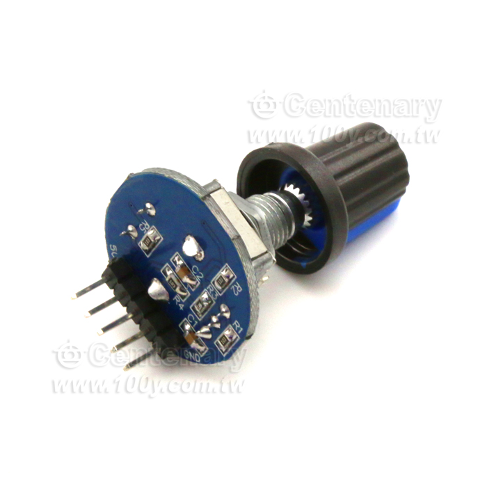 數字旋轉編碼器模塊 轉動電位器 帶旋鈕帽 - 140675 產品圖片