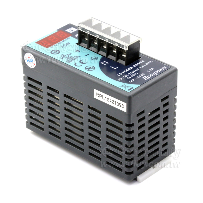 40W 導軌式開關電源 5V/8A - 119539 產品圖片