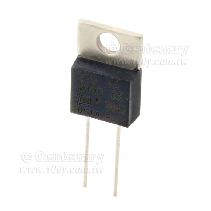 厚膜電阻器-透孔 400ohm ±5% 35W - 74556 產品圖片