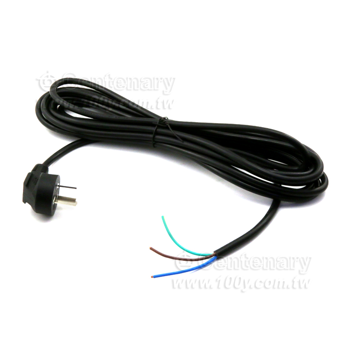 3-Cnductor Power Cord 18AWG(0.75mm2) - 141396 Product Image