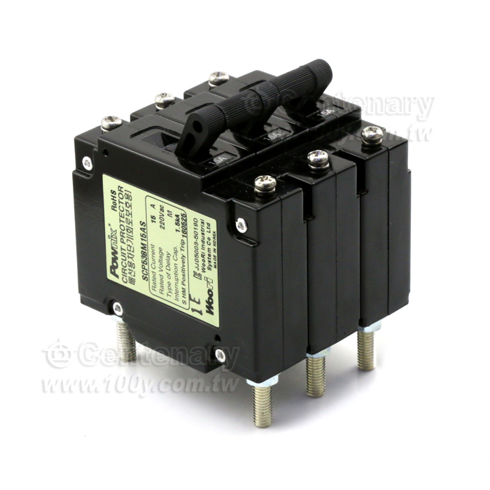 無熔絲開關 3P/3A AC 中速跳脫 - 74717 產品圖片