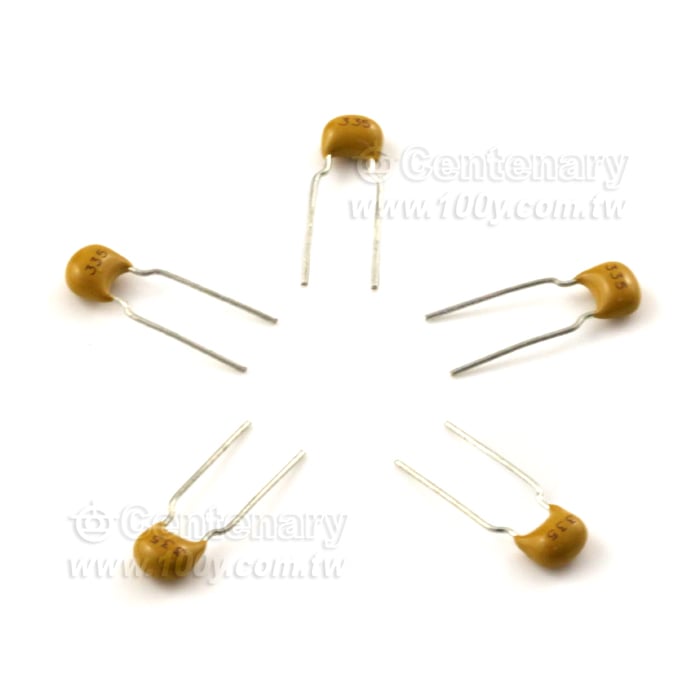 3.3uF/63V 10% X7R 立式 獨石電容 - 140268 產品圖片