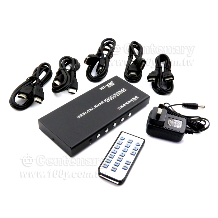 DNF分屏器HDMI介面4進1出分割器 - 141350 產品圖片