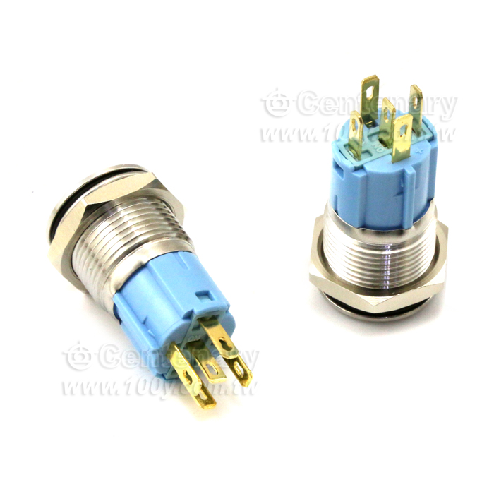 16MM 帶燈圓型無段復位指示燈   紅色110V - 141776 產品圖片