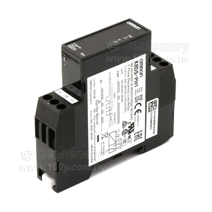 三相3線欠逆相繼電器 AC200~480V - 111064 產品圖片
