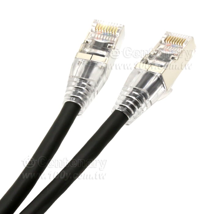 Cat.6A 屏蔽式純銅網路線 黑色 10M - 141552 產品圖片