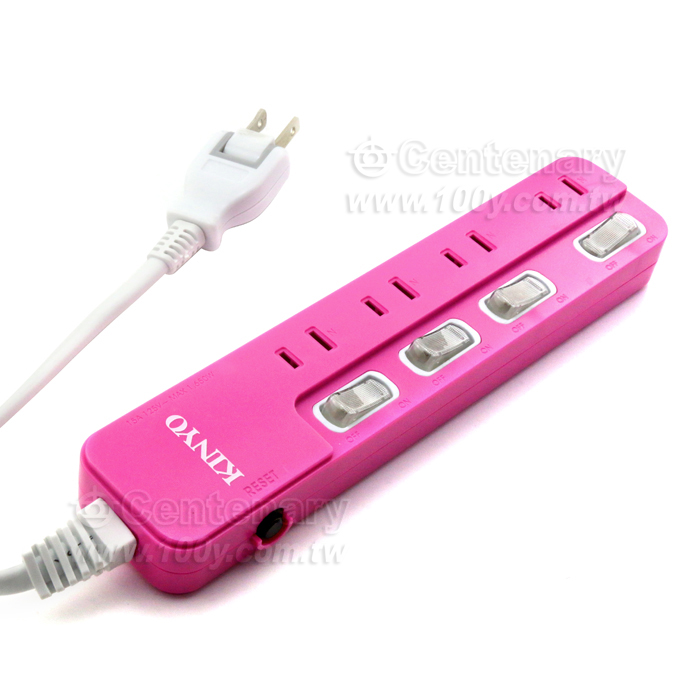 4 Cut 4 Seat 2P Safety Extension Cord Set - 142474 Product Image