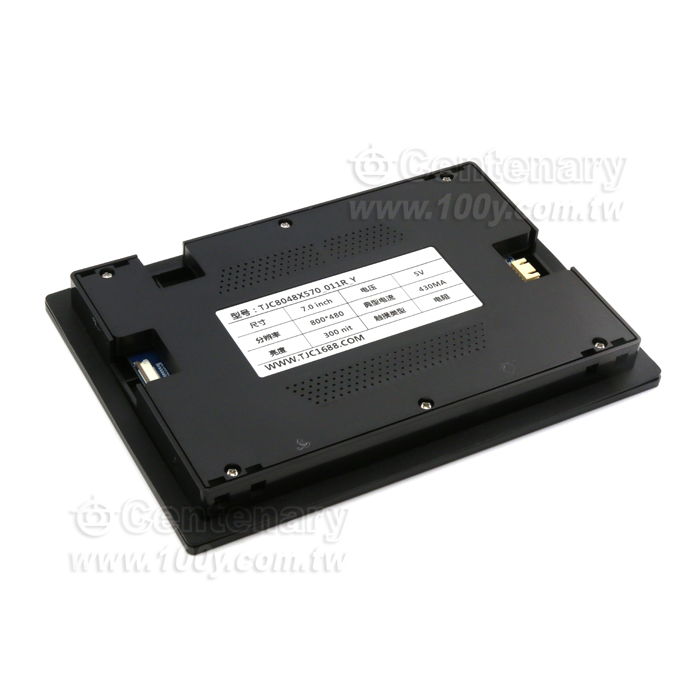 觸摸7寸 TFT LCD  (RTC IO 232/TTL 串口顯示幕) - 142596 產品圖片
