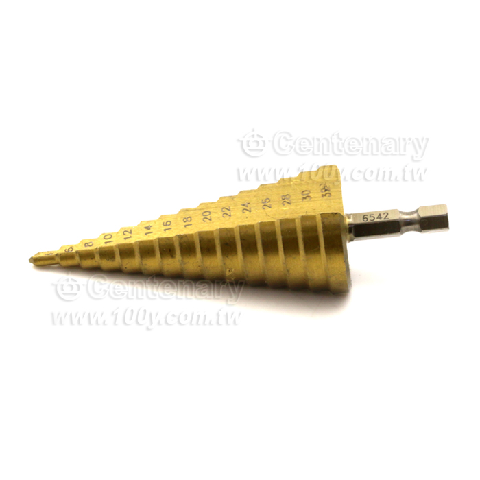 鍍鈦直槽階梯鑽頭 4mm~32mm - 141958 產品圖片