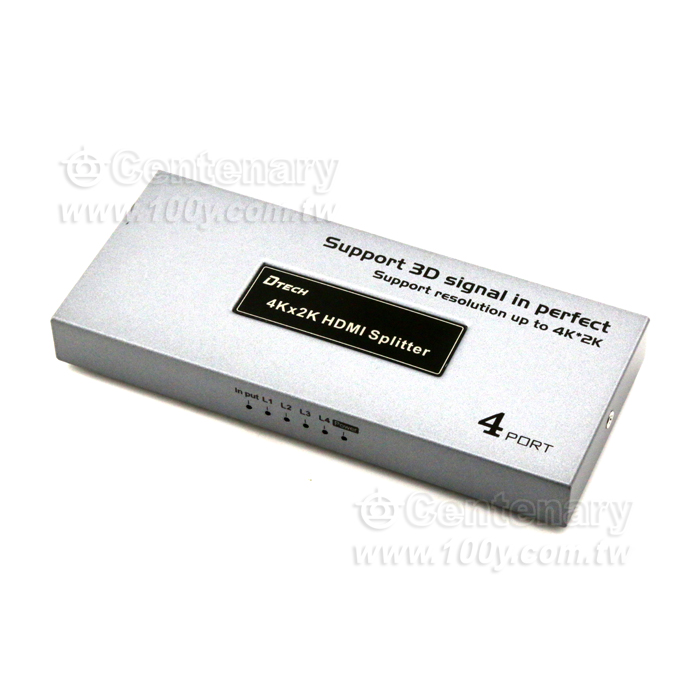 HDMI2.0分配器 支持4K@30HZ 高清1進4出 - 142678 產品圖片
