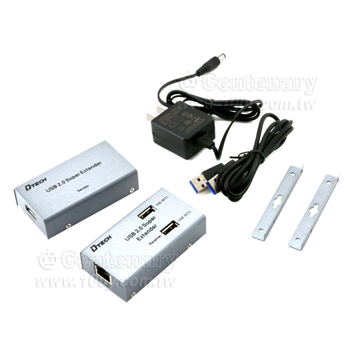 USB延長器 一進四出 RJ45轉USB 集線器 50M - 142632 產品圖片