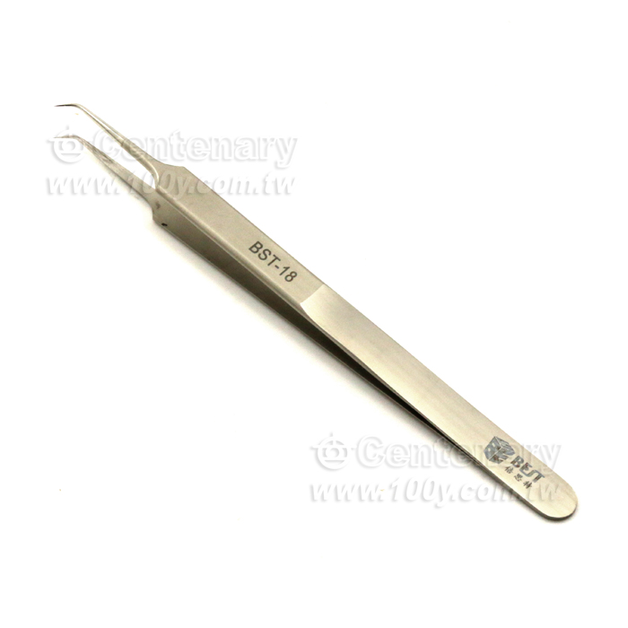 Fine tip forceps elbow lengthened and hardened stainless steel - 142903 Product Image