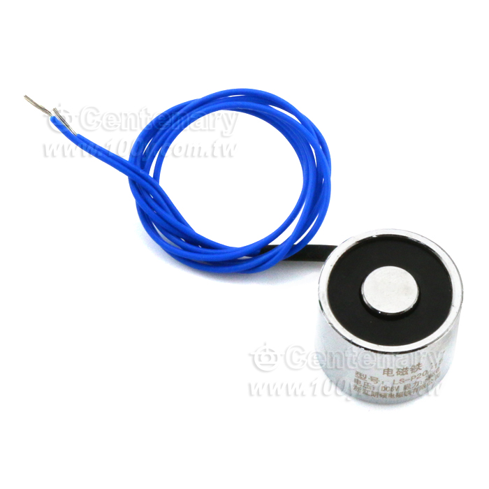 吸盤式電磁鐵6V,吸力2.5kg,D20mm;H15mm - 142908 產品圖片