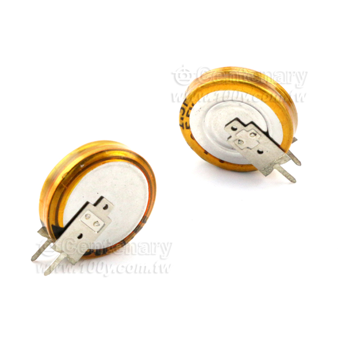 超級法拉電容 1.5F/5.5V V型 19.5*4.5*5mm - 142712 產品圖片
