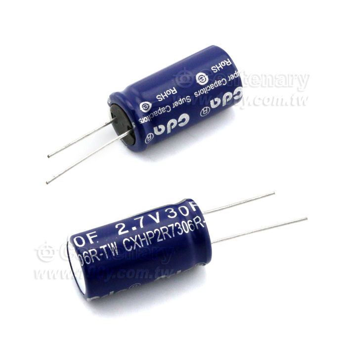 超級法拉電容 30F/2.7V 16*30mm - 142694 產品圖片