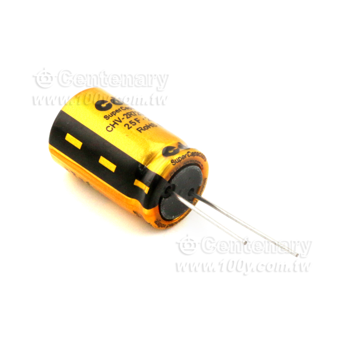 超級法拉電容 25F/2.7V 16*25mm - 142699 產品圖片