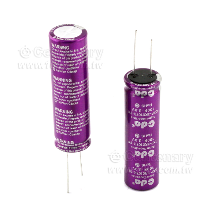 超級法拉電容 100F/3V 18*60mm - 142689 產品圖片