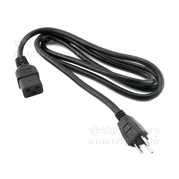 American standard PDU server UPS switch power cord American standard plug transfer C19 2 square meters - 144734 Product Image