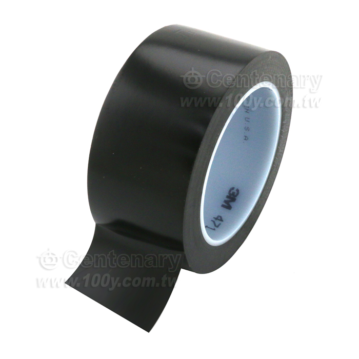 3M單面警示標示劃線膠帶 黑色  30mm*33M - 92211 產品圖片